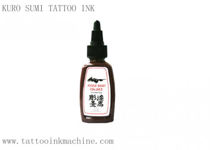 Inchiostro eterno Kuro Sumi 1OZ del tatuaggio di colore di Brown per tatuaggio permanente del corpo di trucco 0